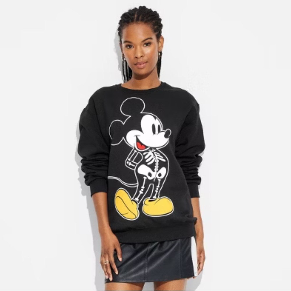Mickey Mouse Skeleton Sweatshirt